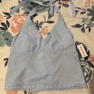 Pacsun Baby Blue Halter Top